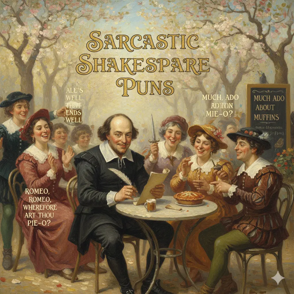 Sarcastic Shakespeare Puns