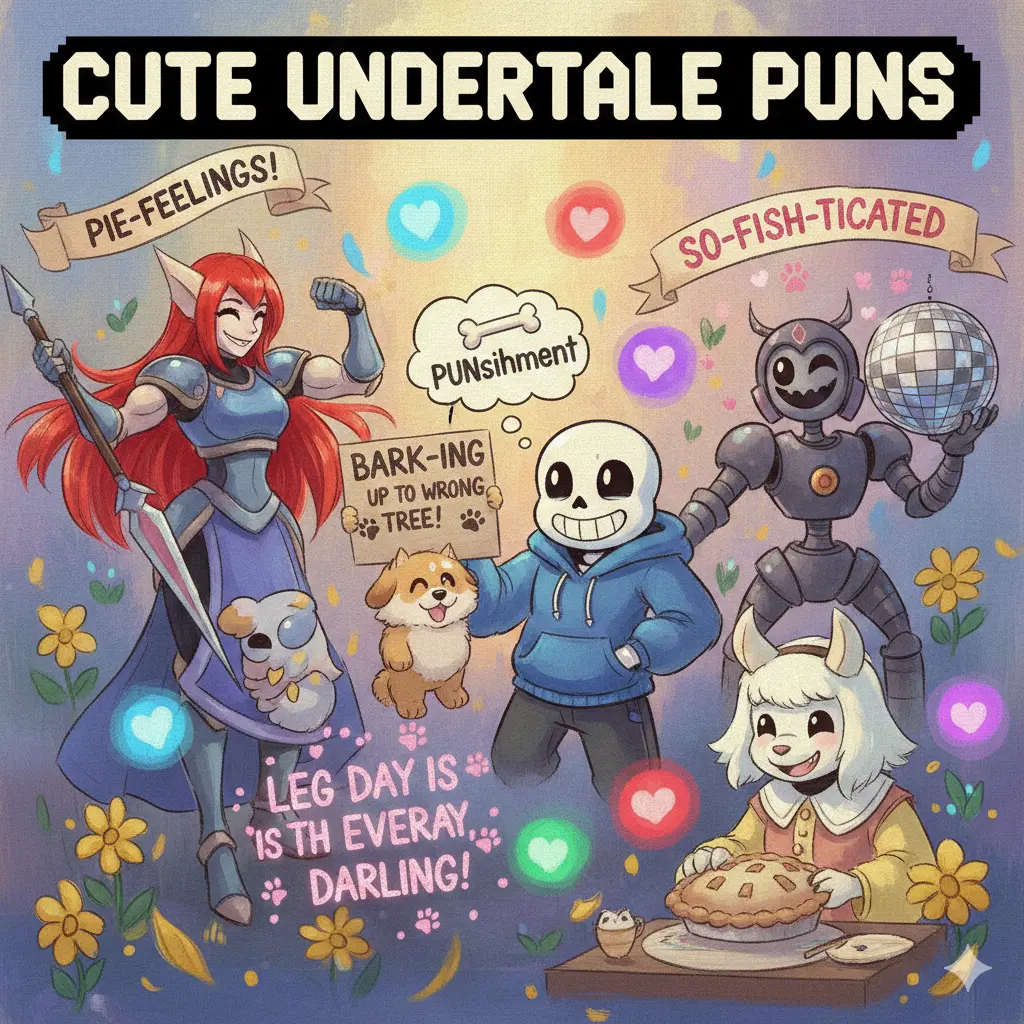 Cute Undertale Puns 