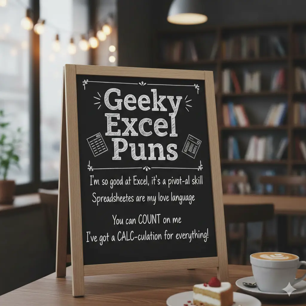 Geeky Excel Puns