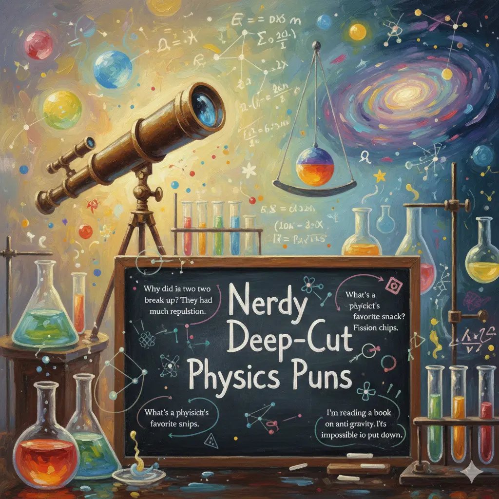 Nerdy Deep-Cut Physics Puns 