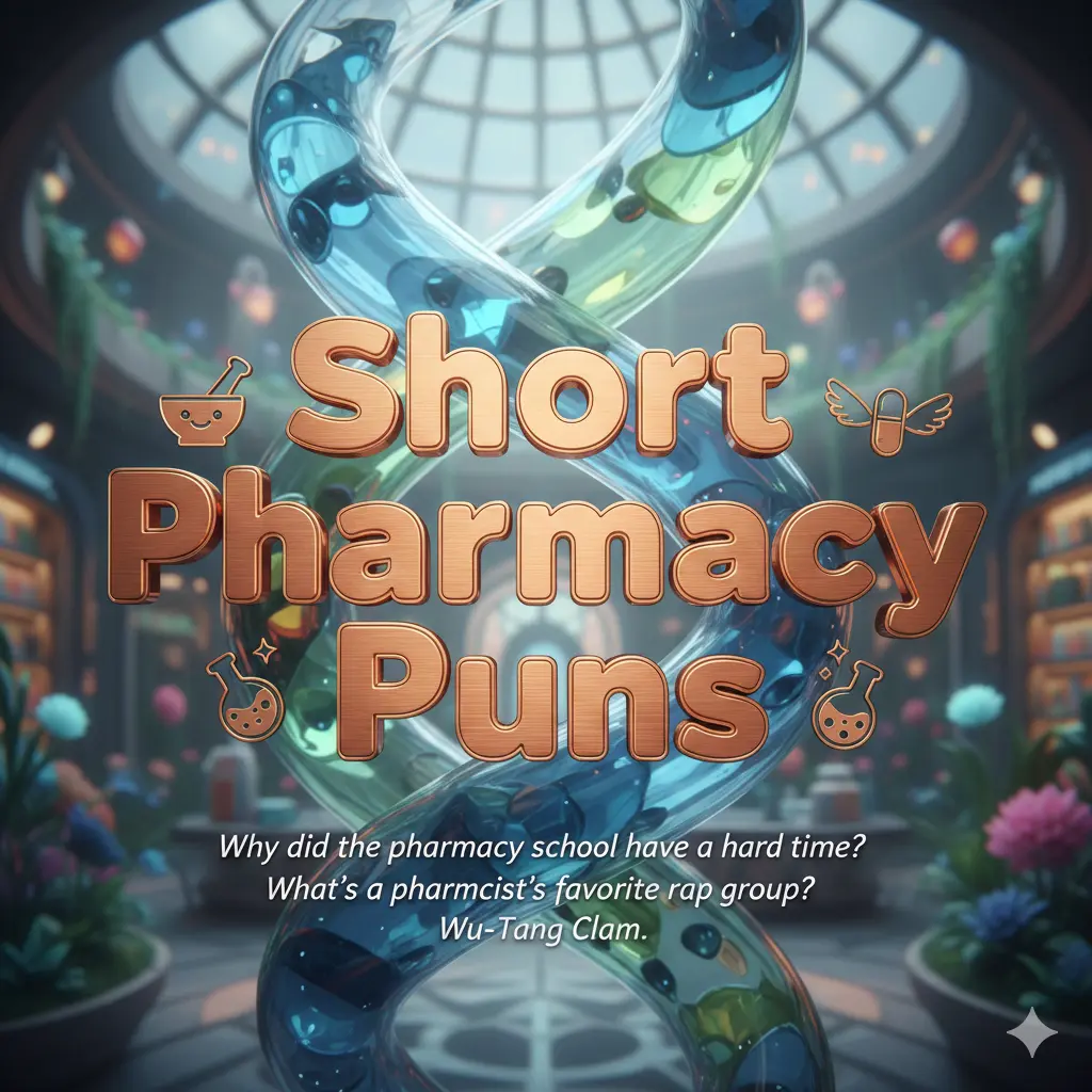 Short Pharmacy Puns