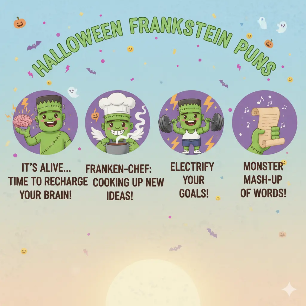 Halloween Frankenstein Puns