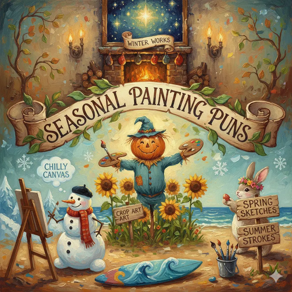 Seasonal Painting Puns