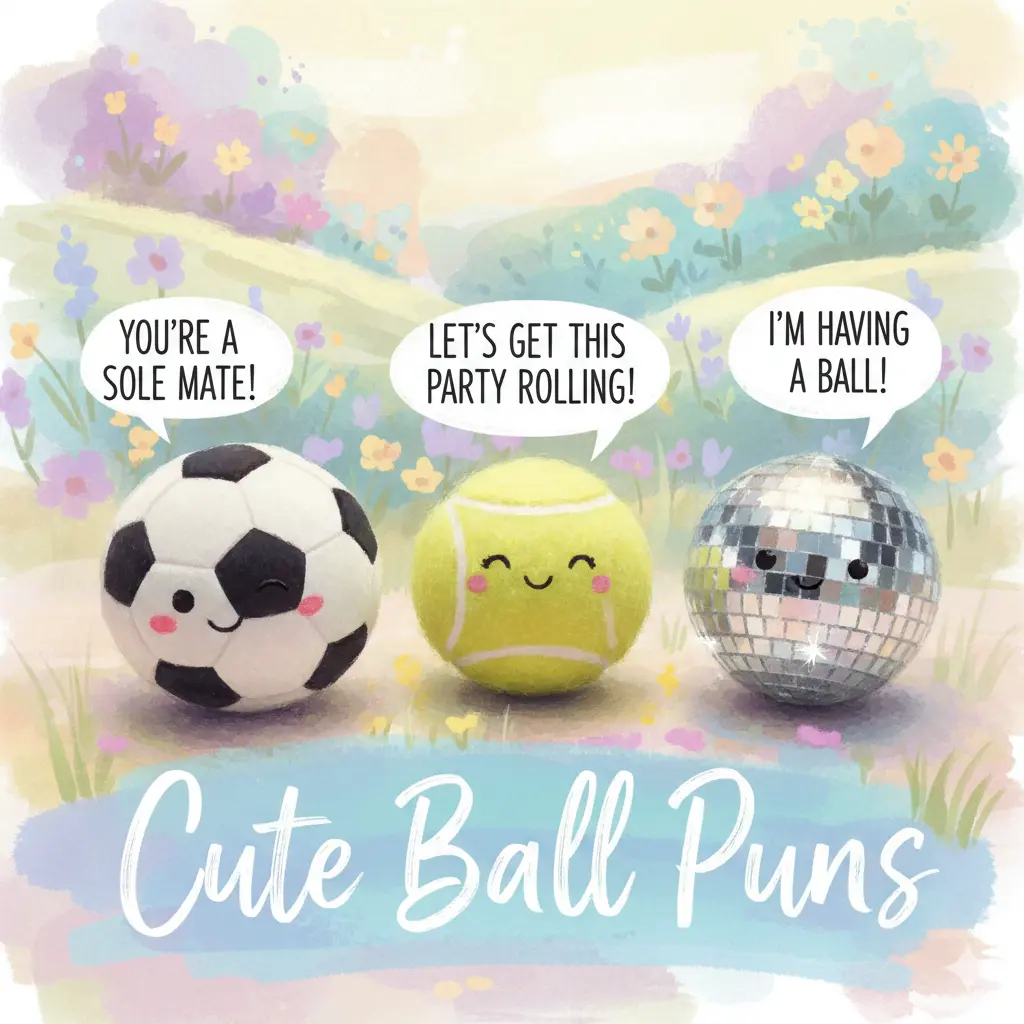 Cute Ball Puns