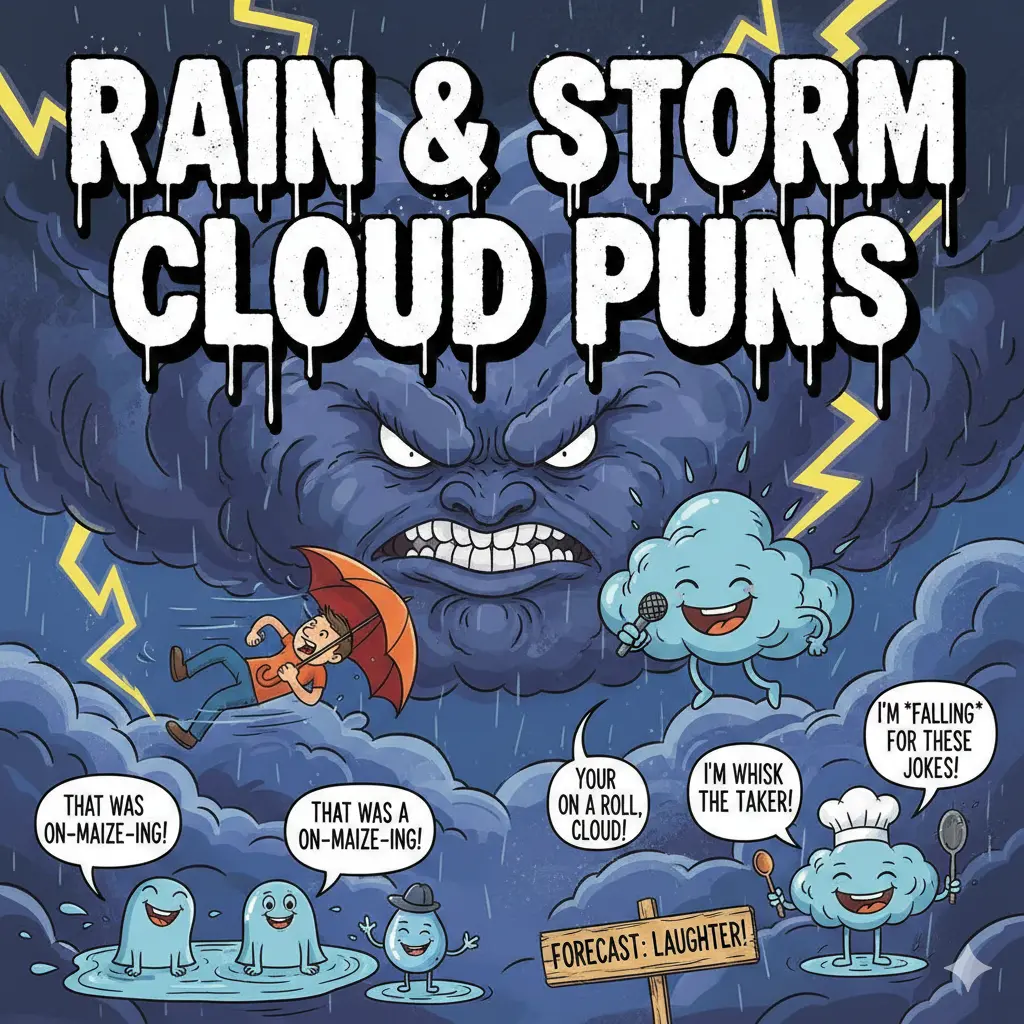 Rain & Storm Cloud Puns 