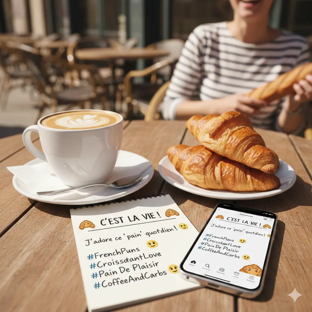 Instagram Caption French Puns