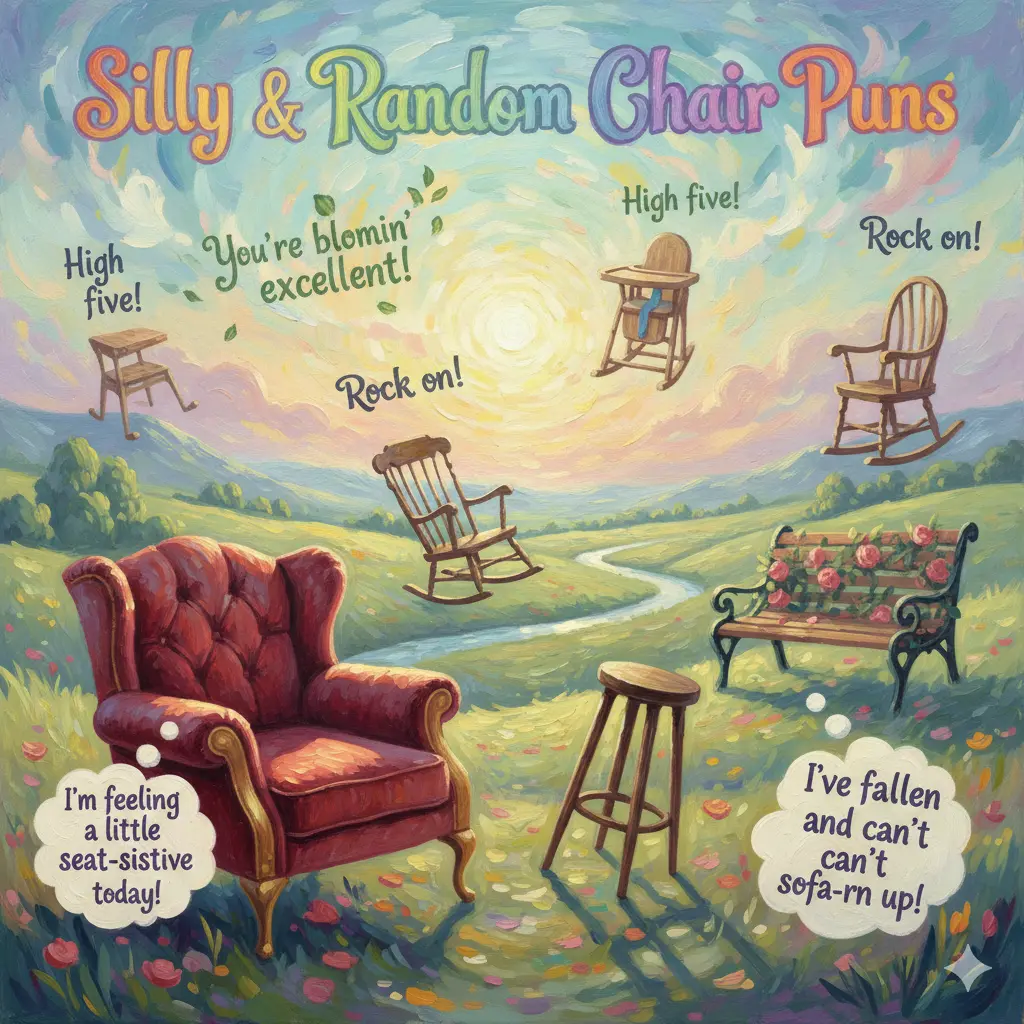 Silly & Random Chair Puns