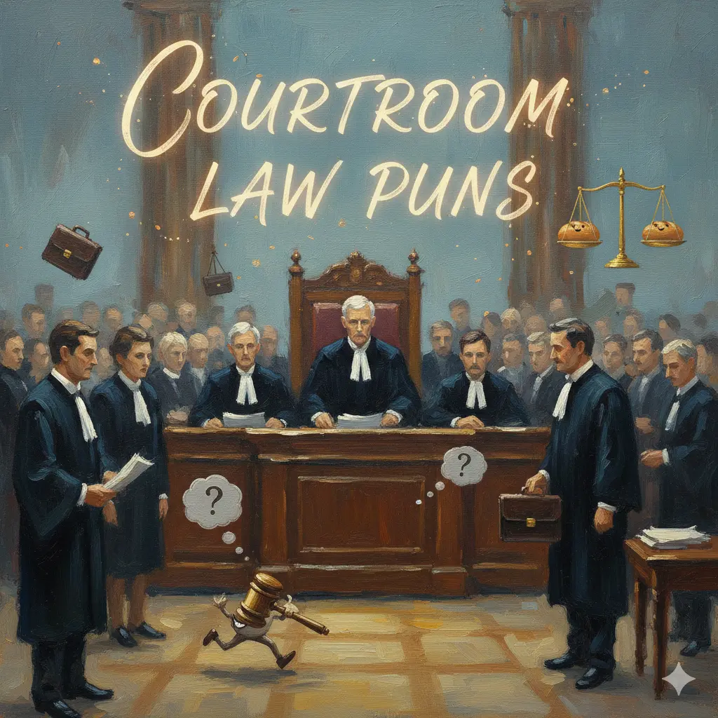 Courtroom Law Puns