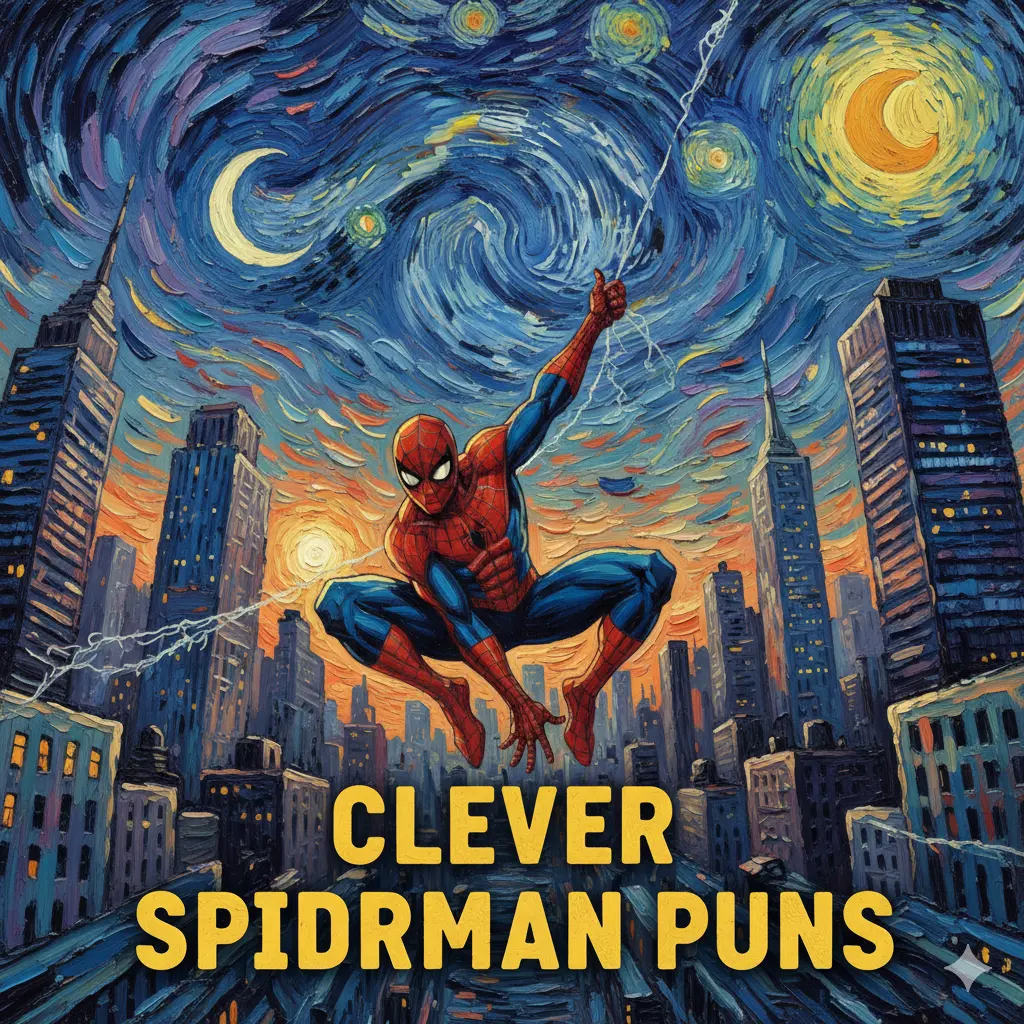 Clever Spiderman Puns 
