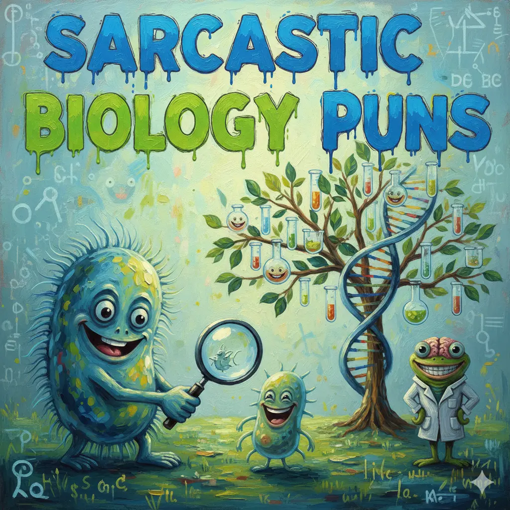Sarcastic Biology Puns