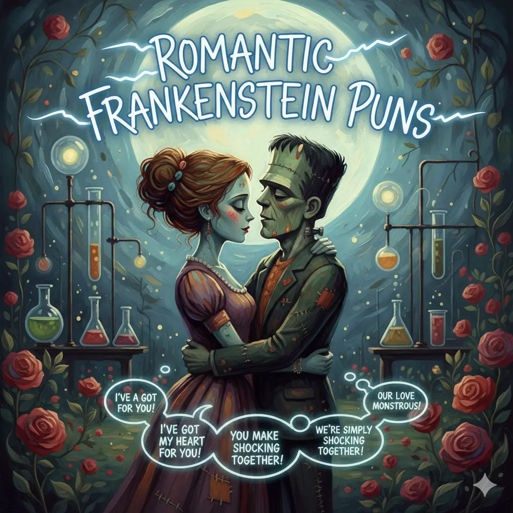 Romantic Frankenstein Puns