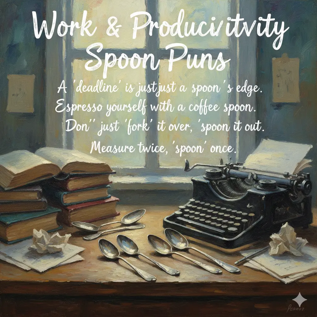 Work & Productivity Spoon Puns