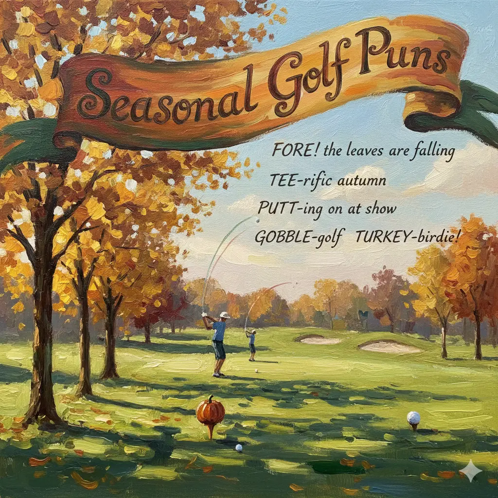 Seasonal Golf Puns 