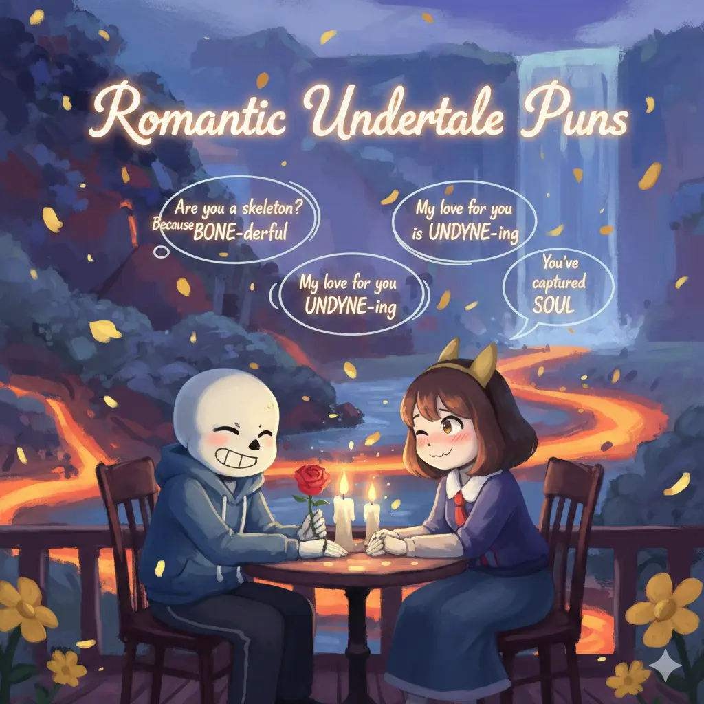  Romantic Undertale Puns 