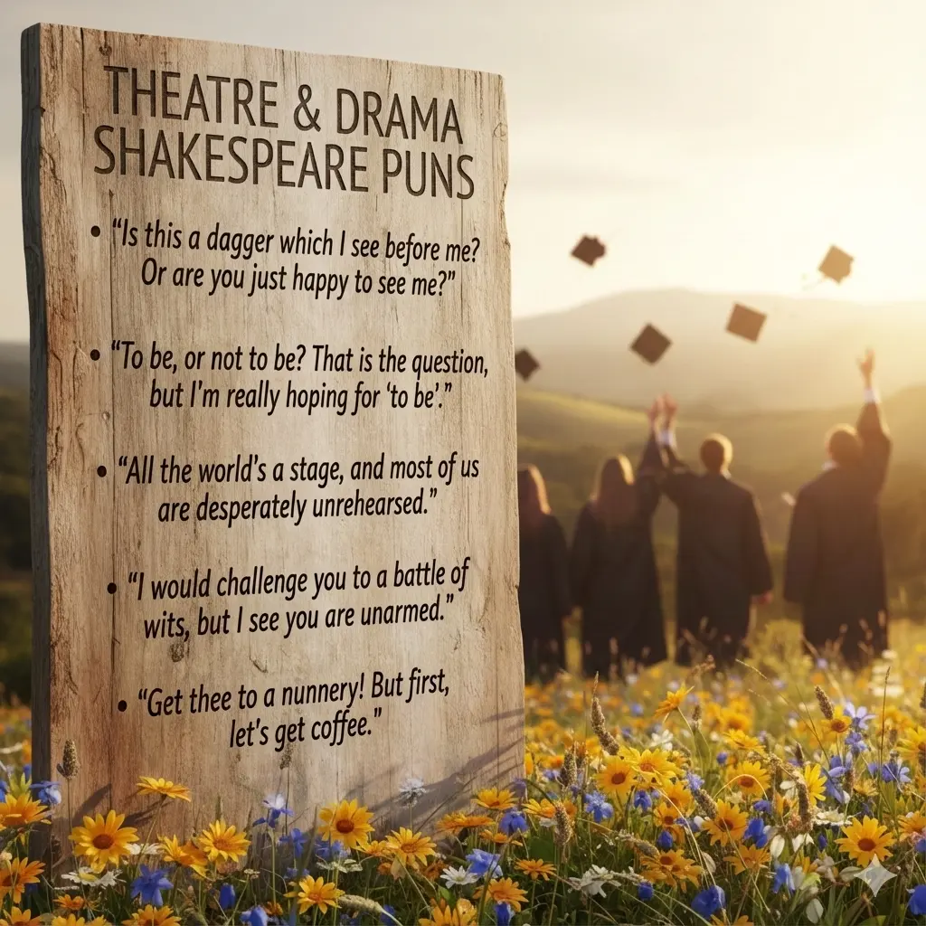 Theatre & Drama Shakespeare Puns