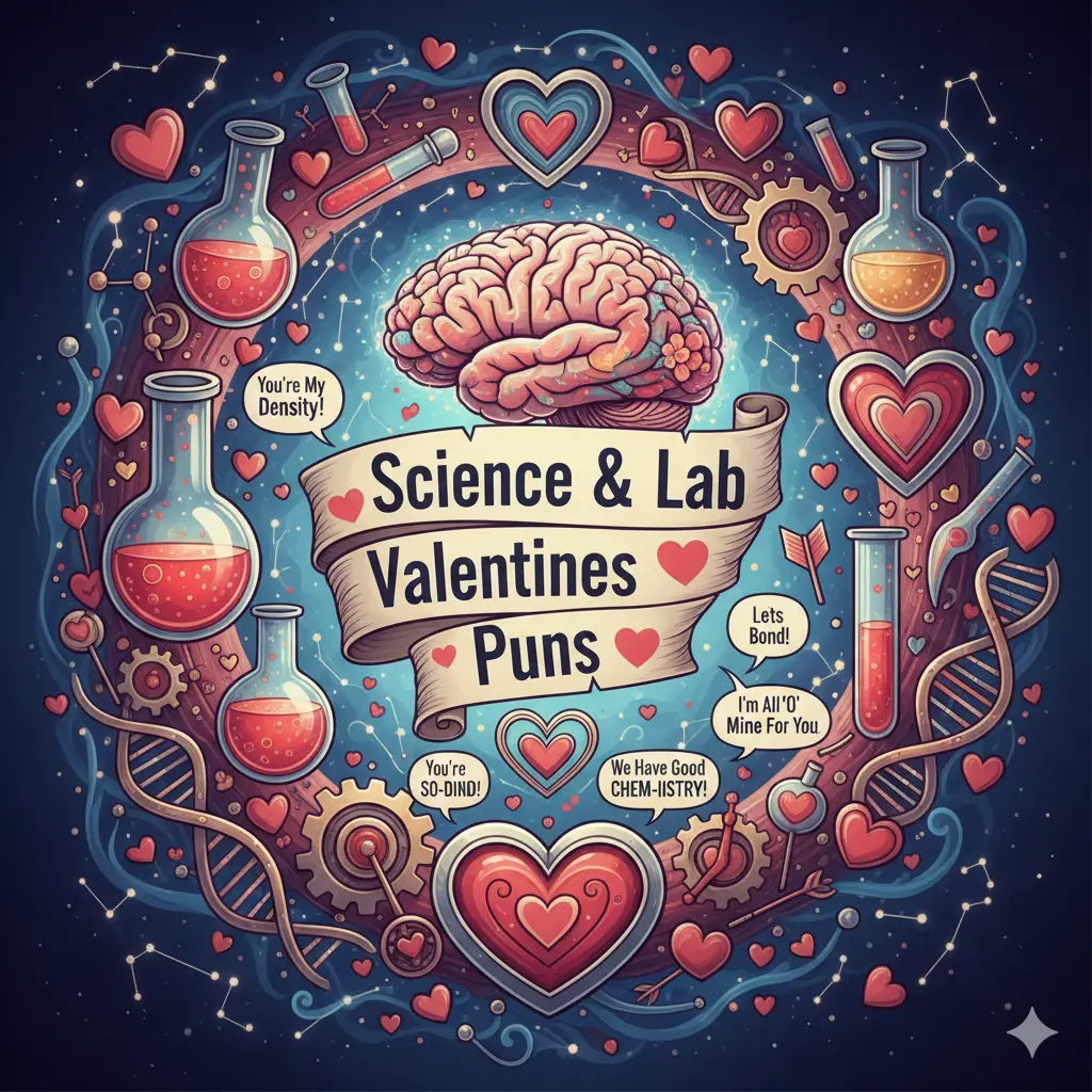 Science & Lab Valentines Puns