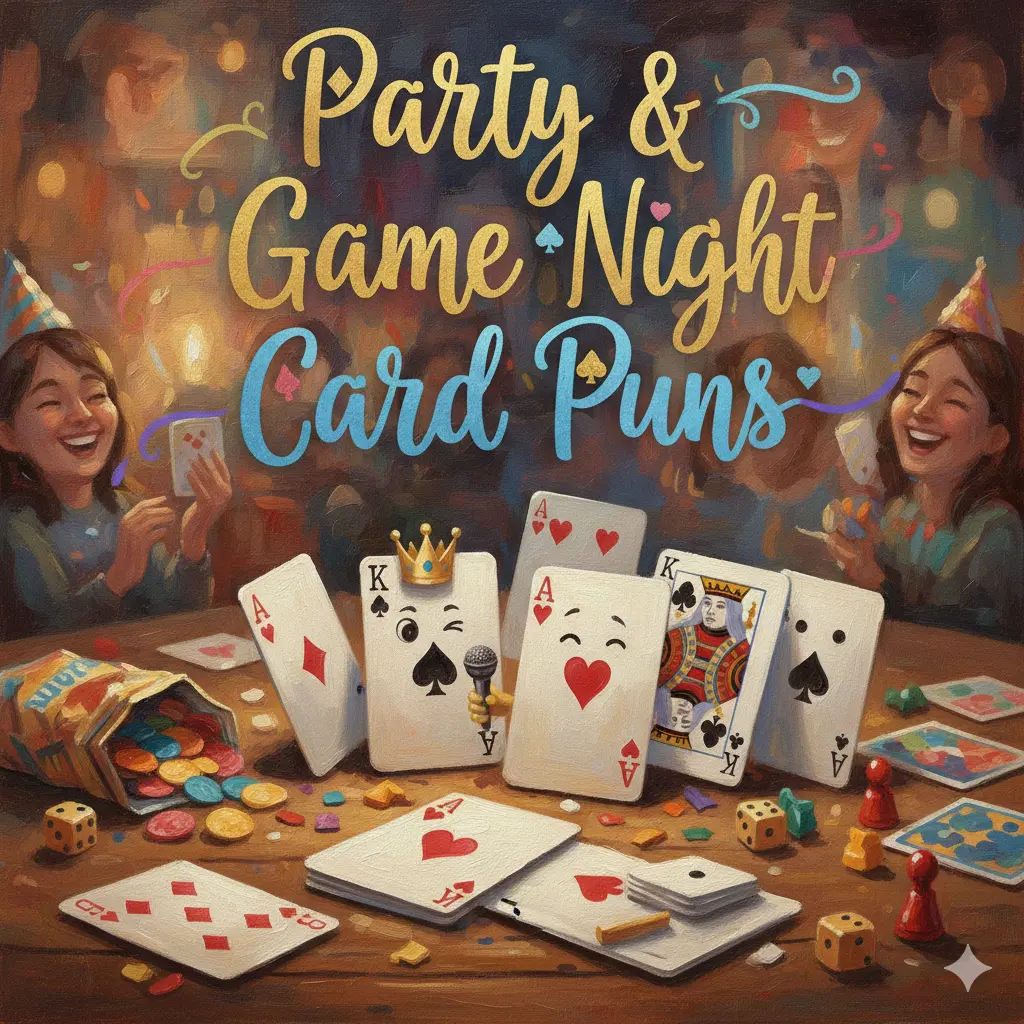  Party & Game Night Card Puns