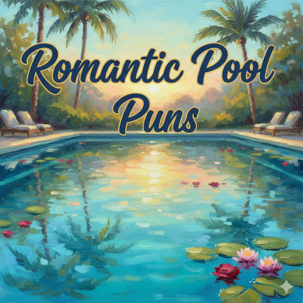 Romantic Pool Puns