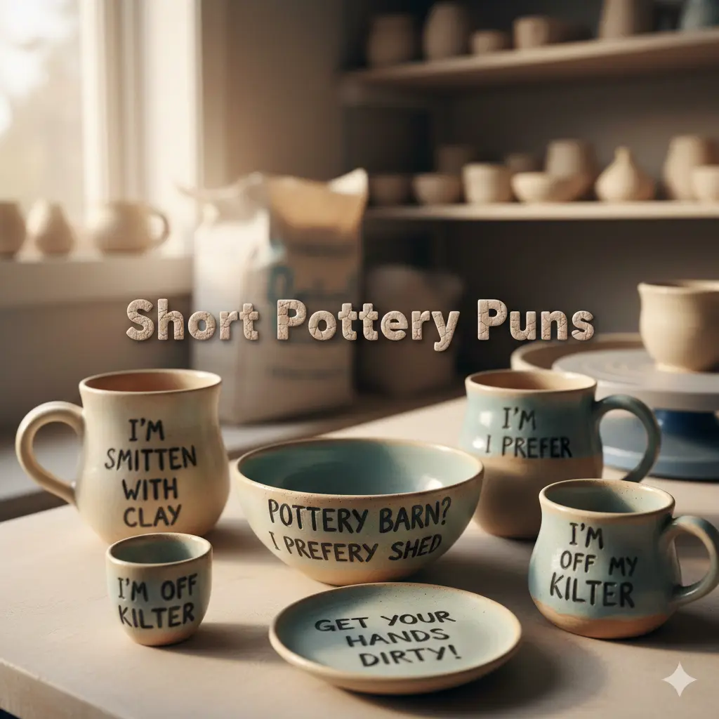Short Pottery Puns