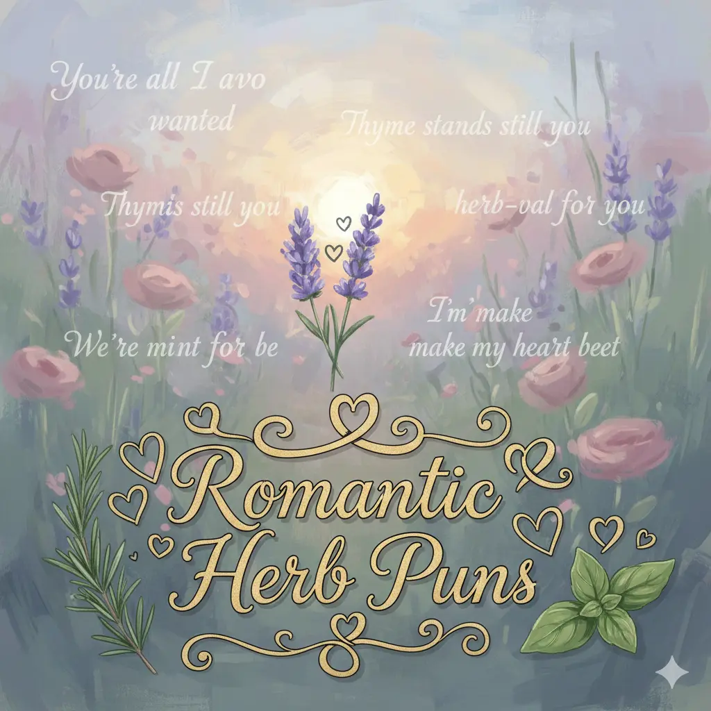 Romantic Herb Puns