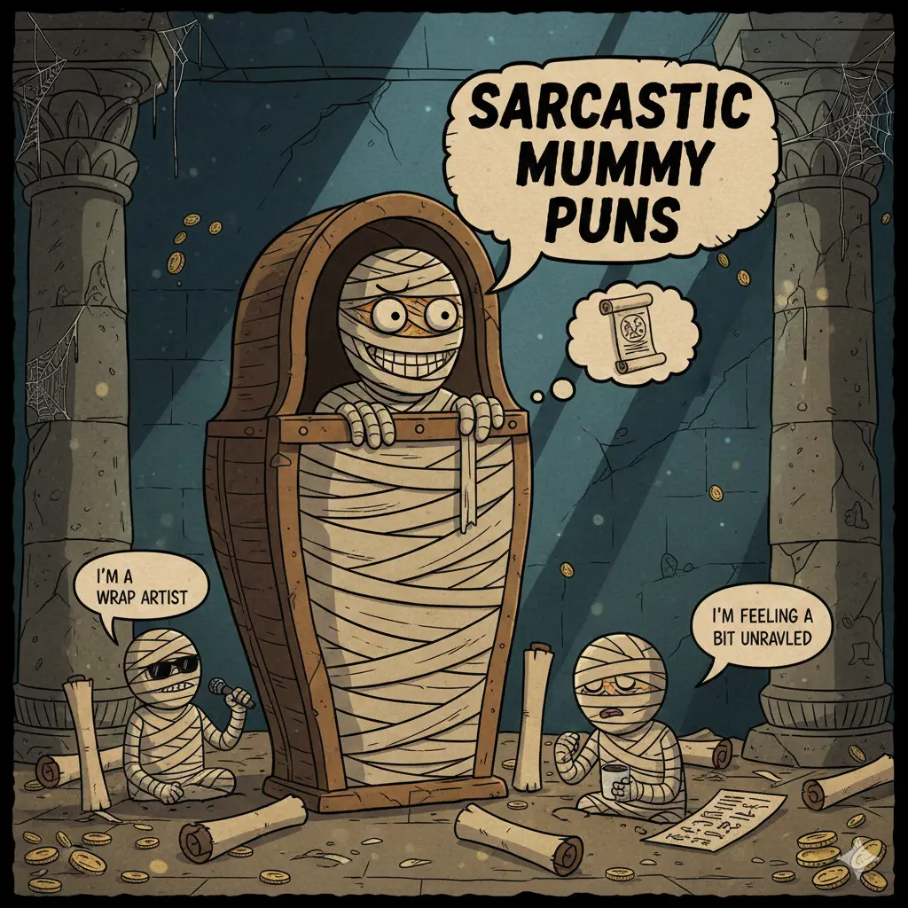 Sarcastic Mummy Puns