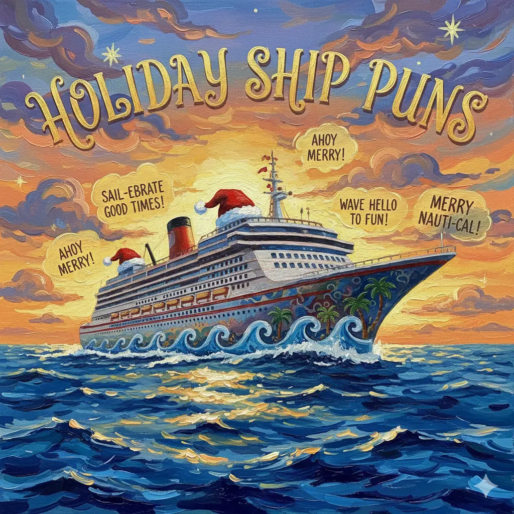 Holiday Ship Puns