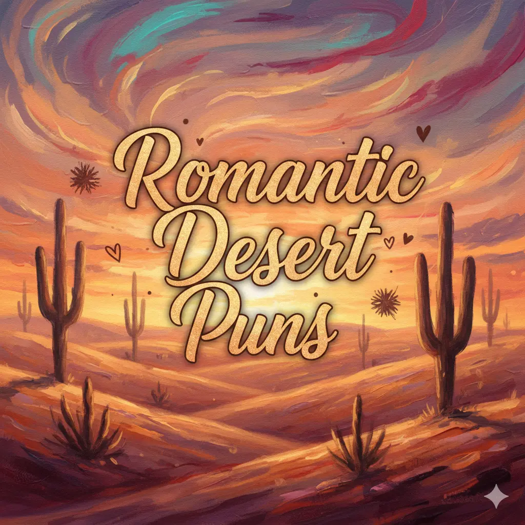 Romantic Desert Puns