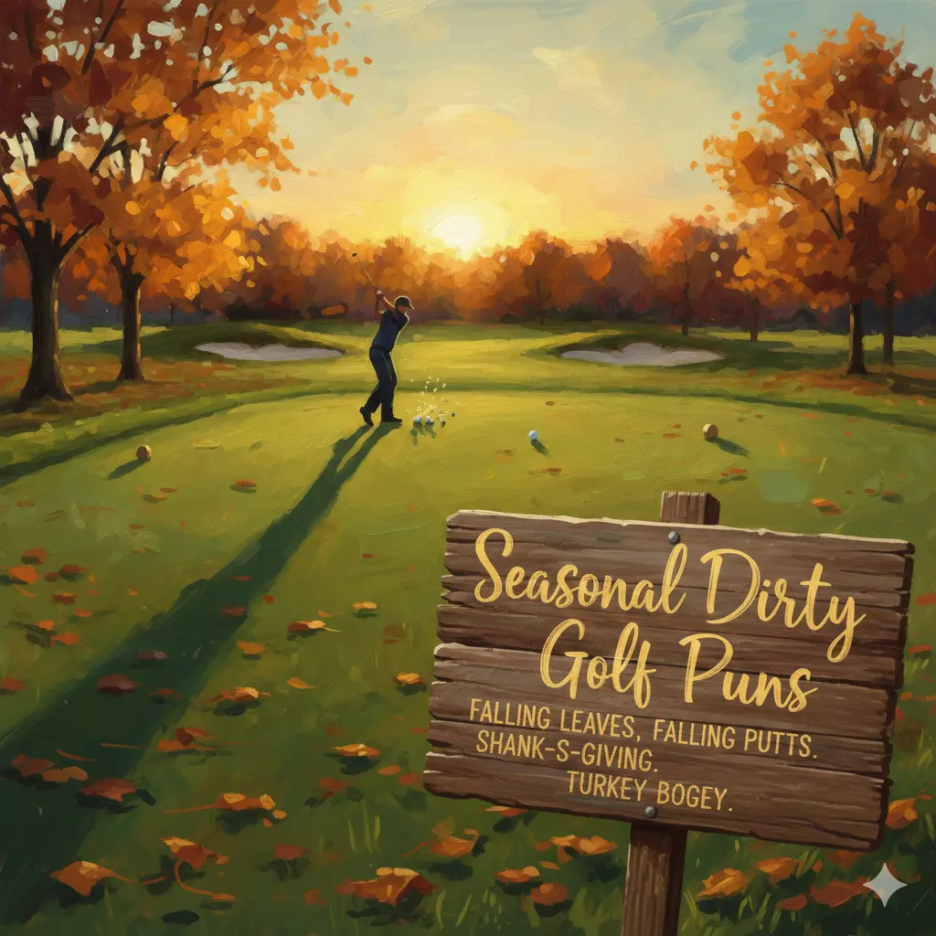 Seasonal Dirty Golf Puns 