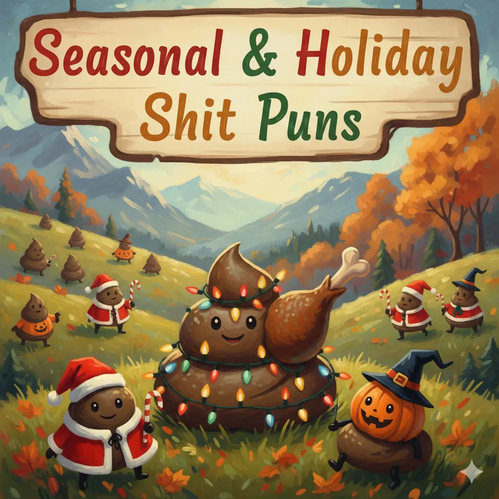 Seasonal & Holiday Shit Puns