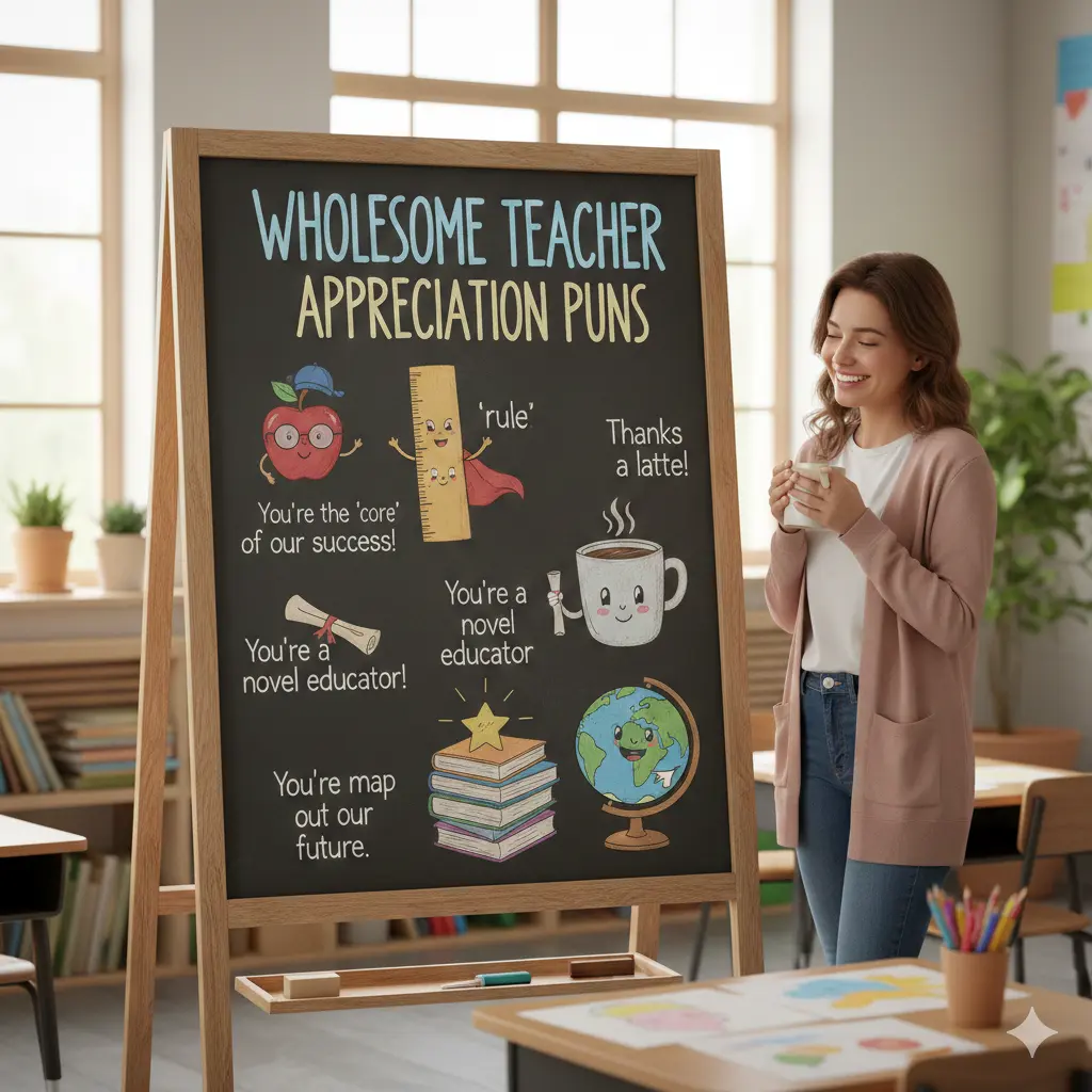 Wholesome Teacher Appreciation Puns
