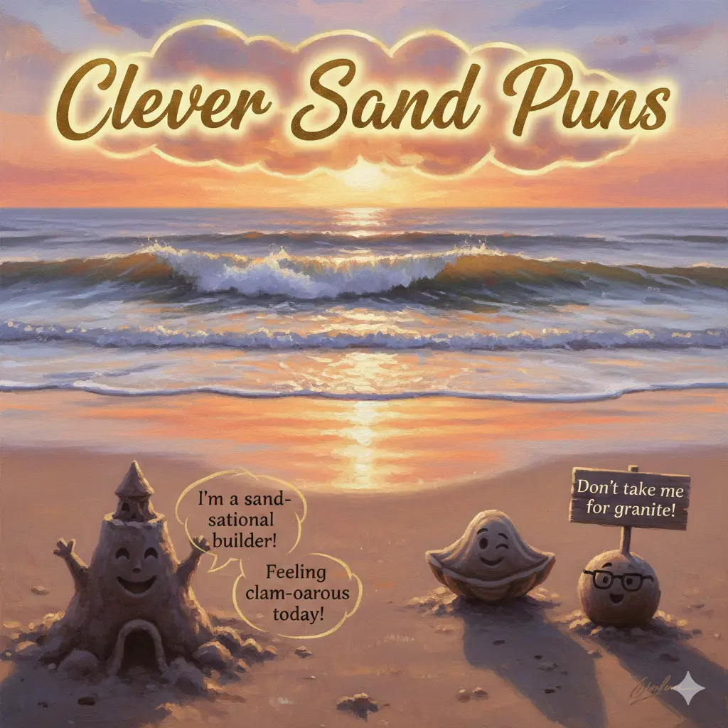 Clever Sand Puns