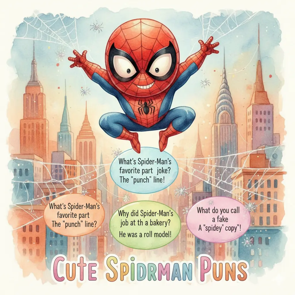 Cute Spiderman Puns 