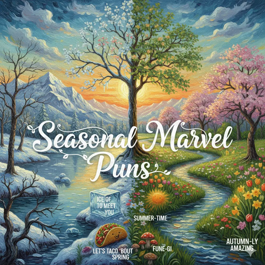 Seasonal Marvel Puns