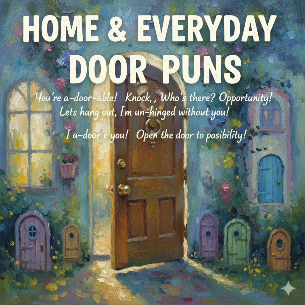 Home & Everyday Door Puns