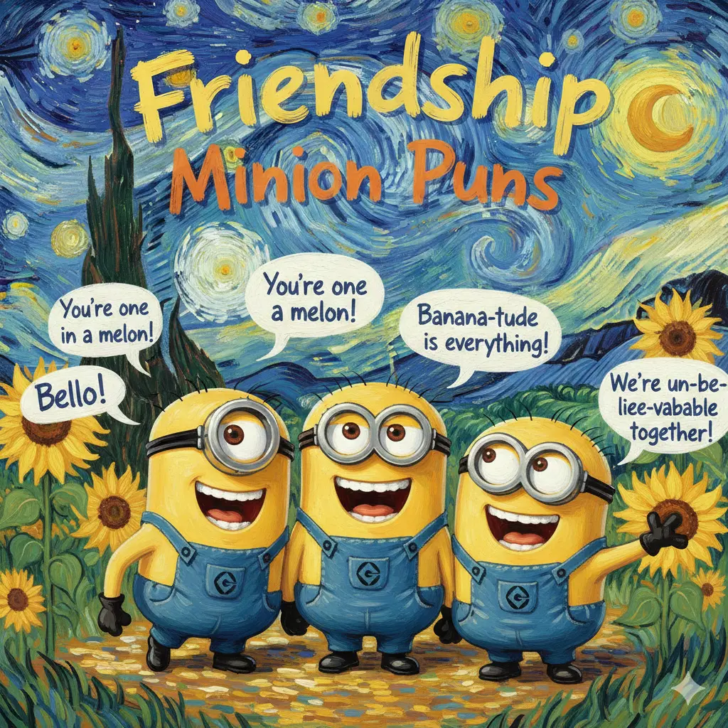 Friendship Minion Puns 