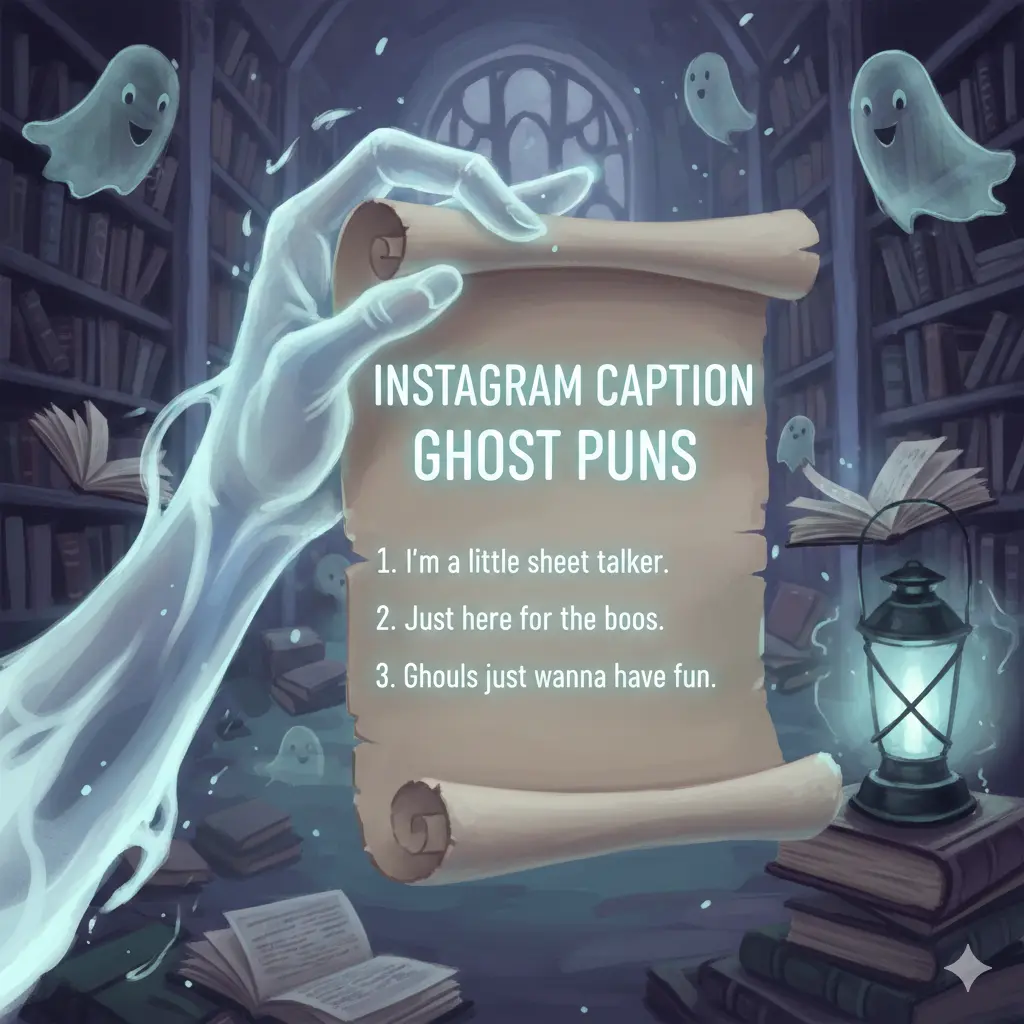  Instagram Caption Ghost Puns
