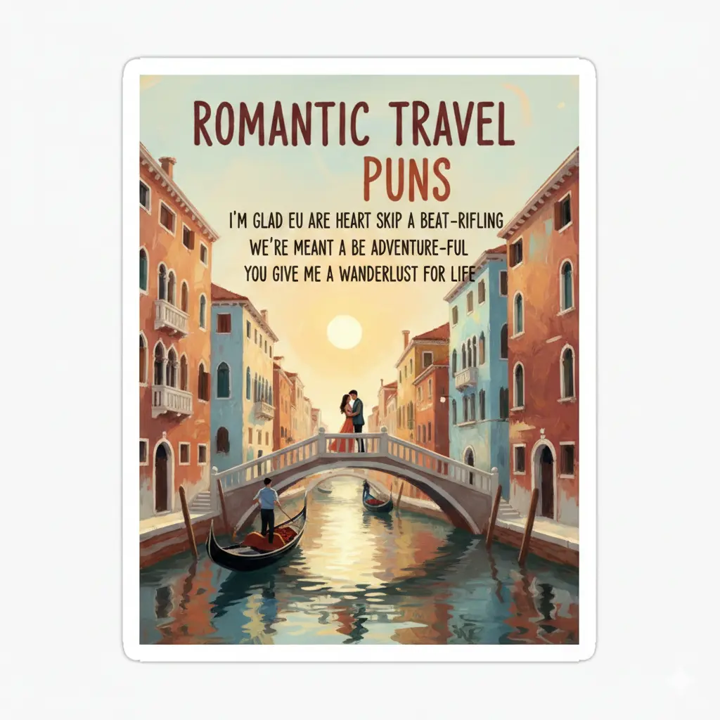 Romantic Travel Puns
