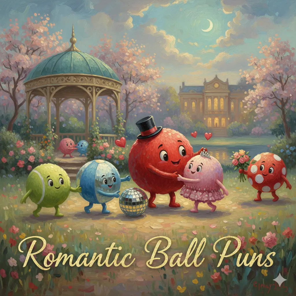  Romantic Ball Puns