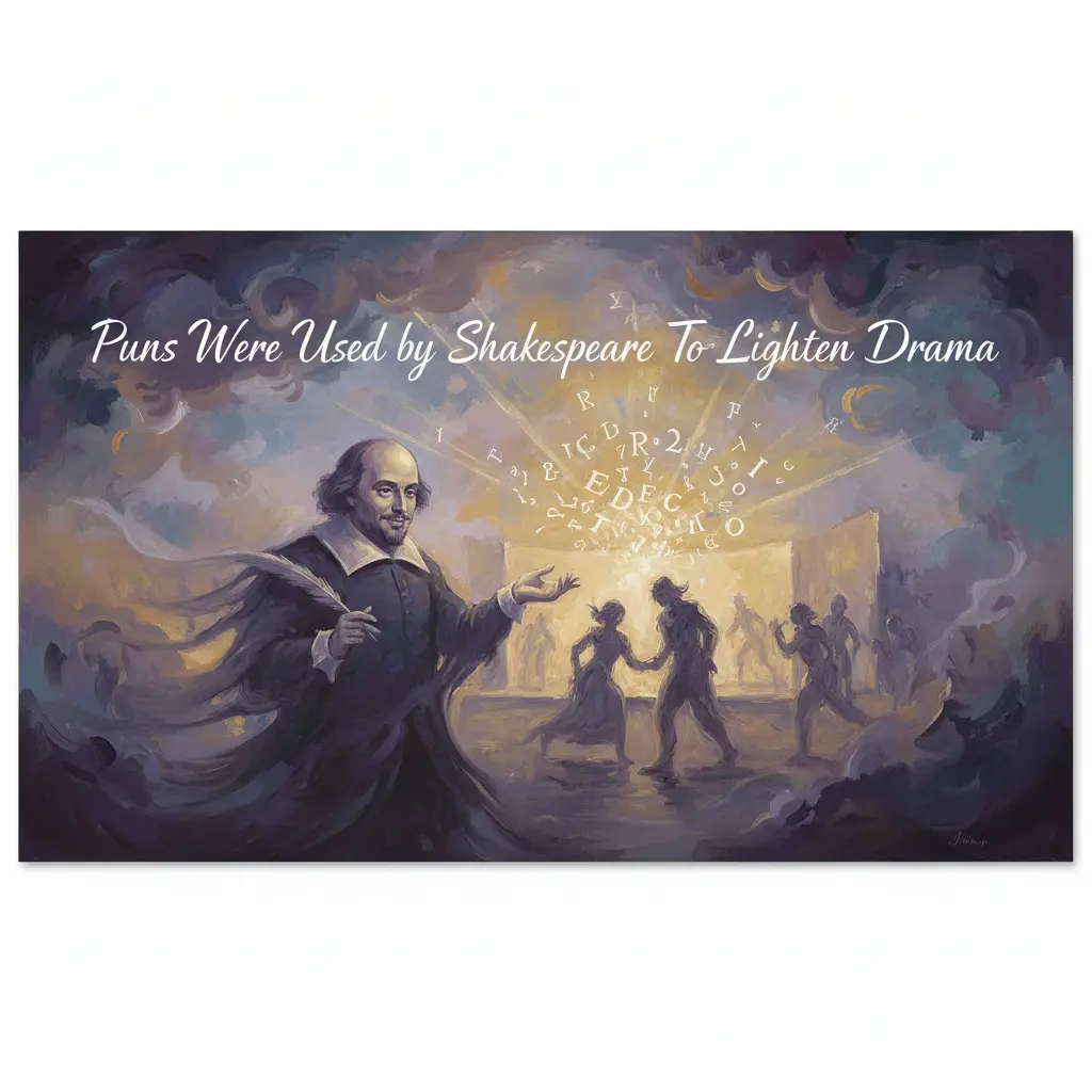Puns Were Used by Shakespeare To Lighten Drama