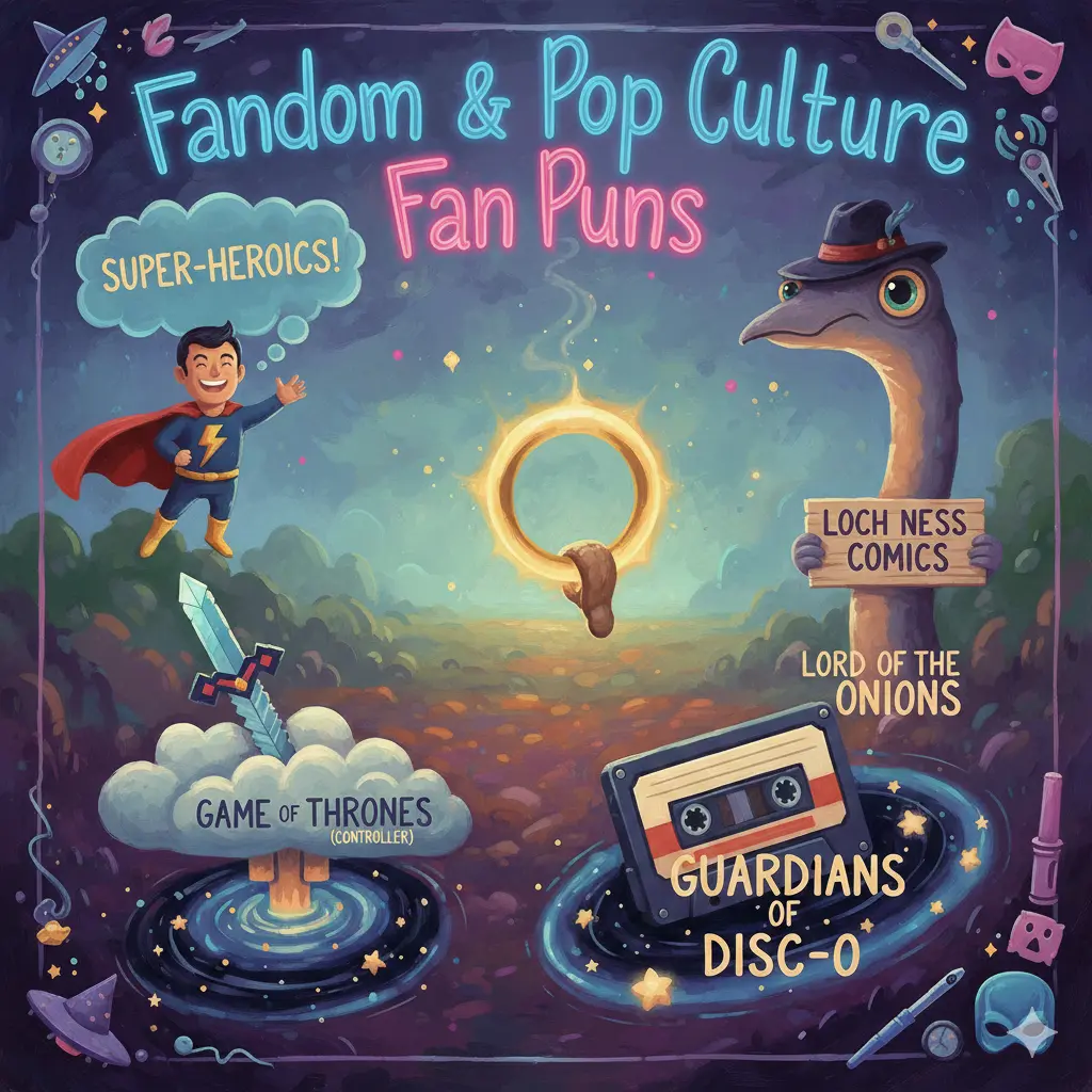 Fandom & Pop Culture Fan Puns