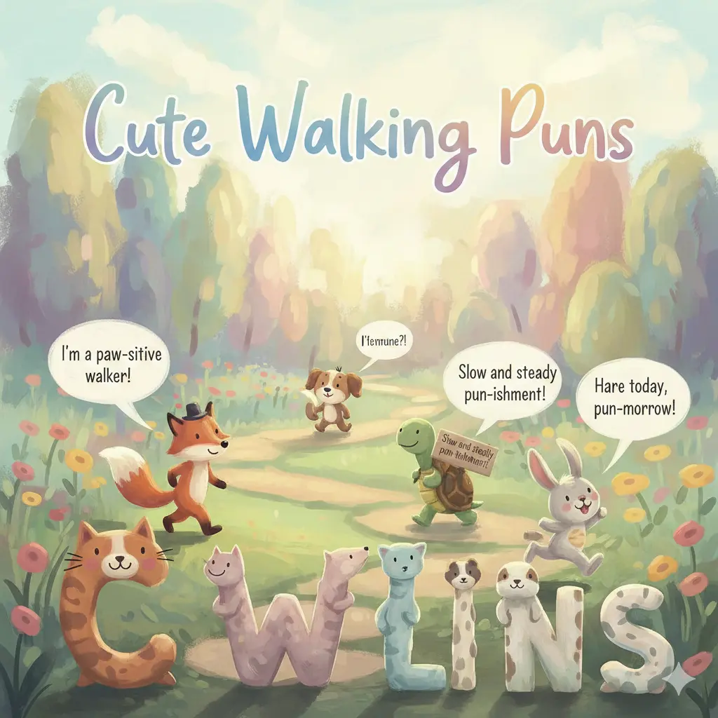 Cute Walking Puns