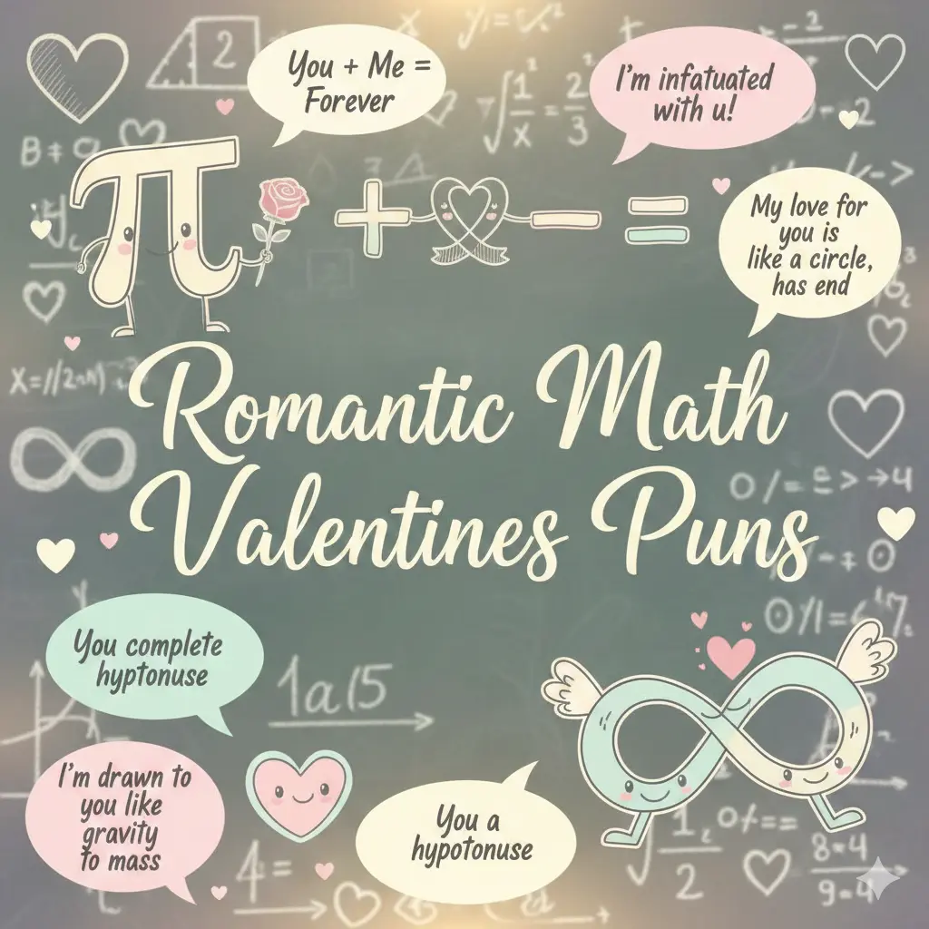 Romantic Math Valentines Puns