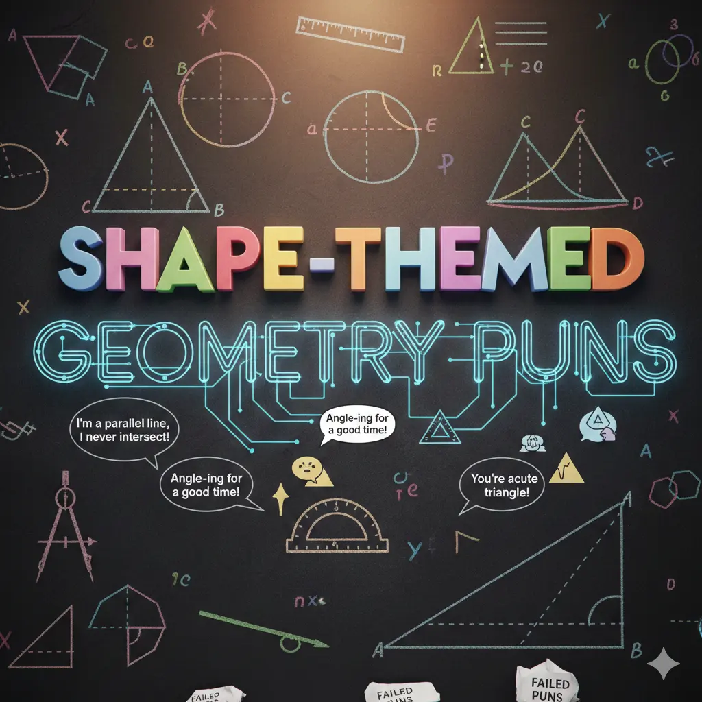 Shape-Themed Geometry Puns