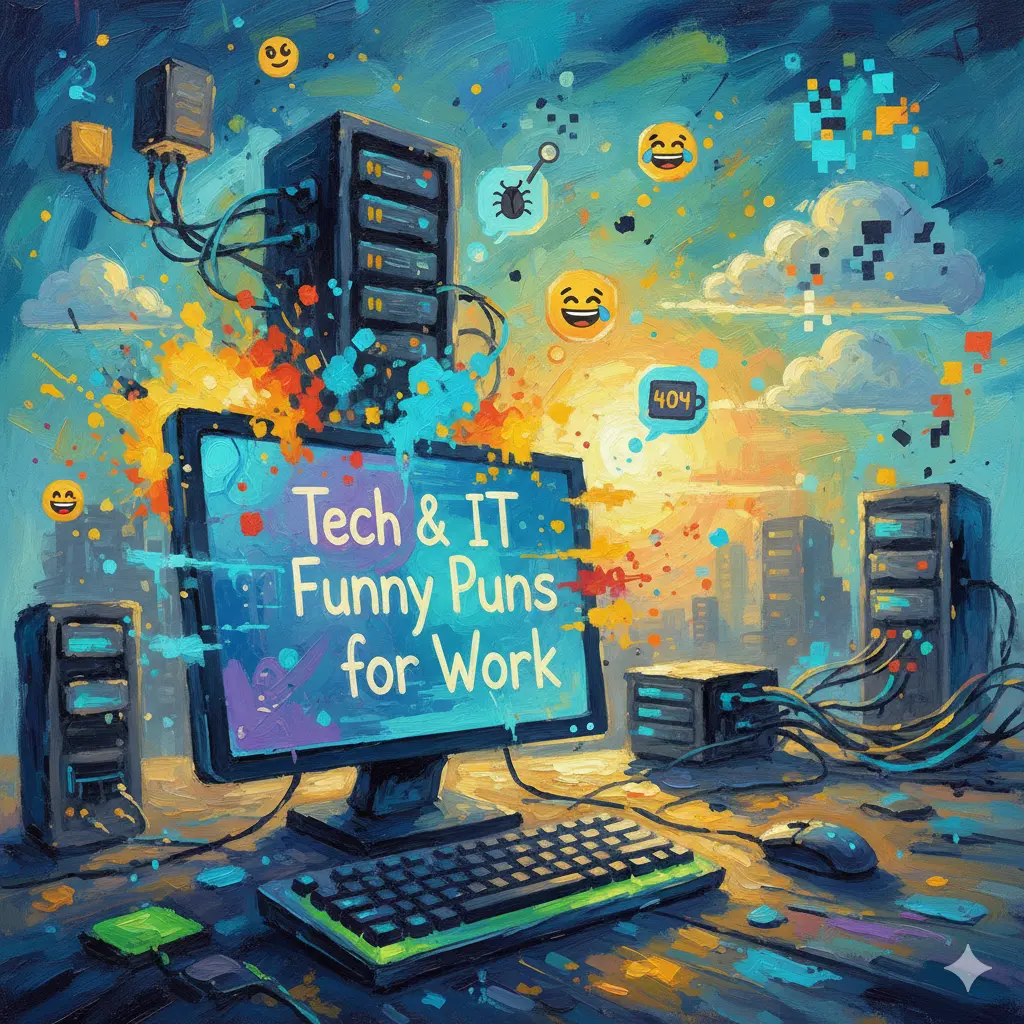 Tech & IT Funny Puns for Work 