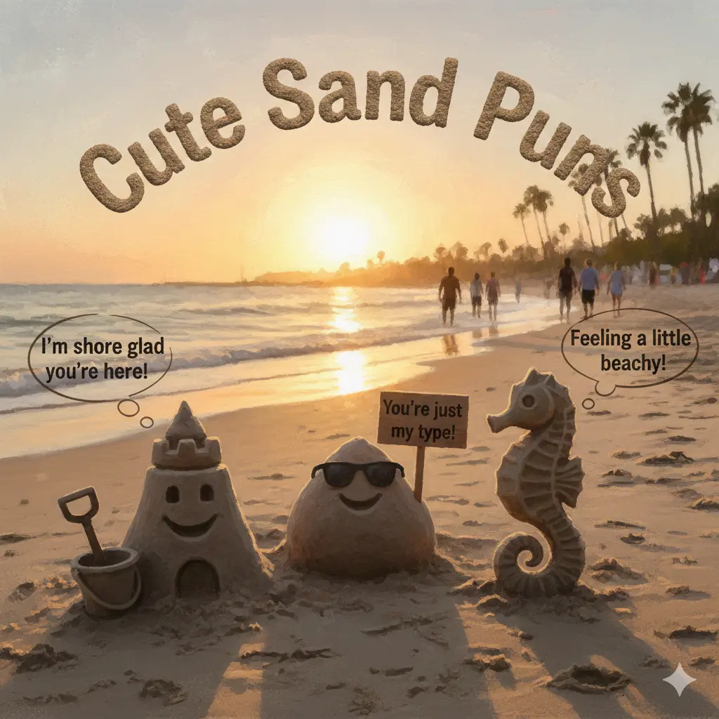 Cute Sand Puns