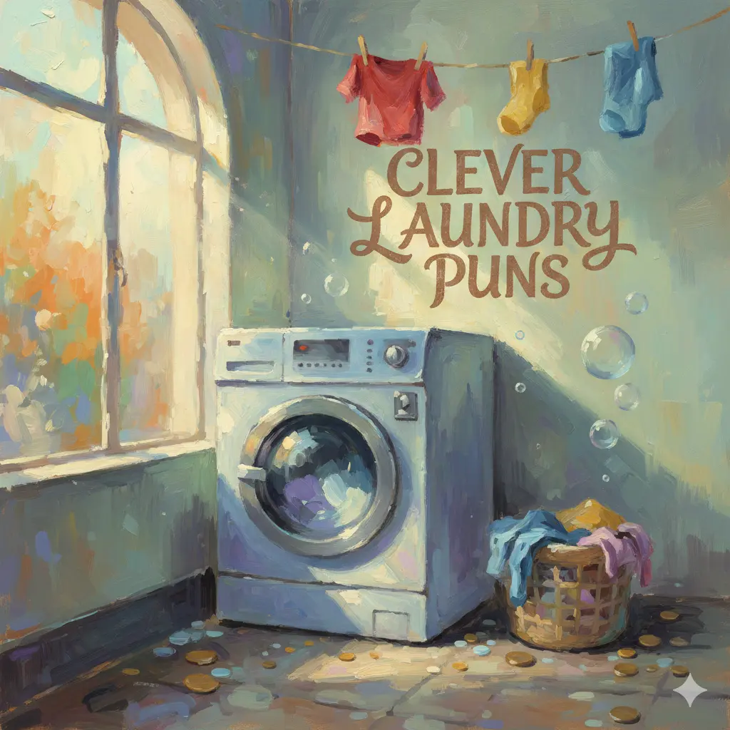 Clever Laundry Puns