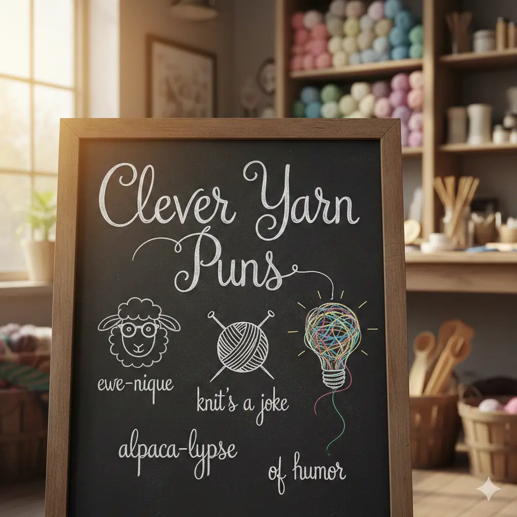 Clever Yarn Puns