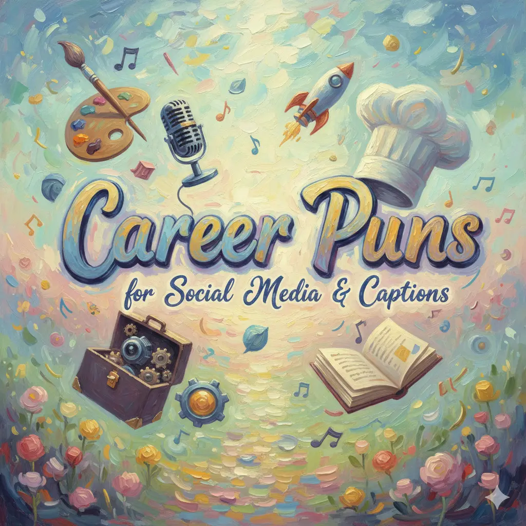 Career Puns for Social Media & Captions 