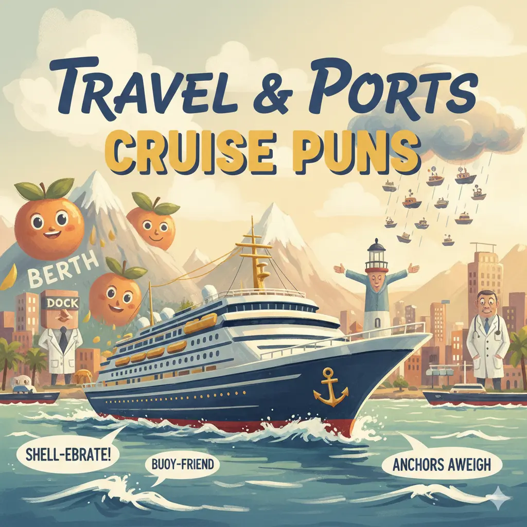 Travel & Ports Cruise Puns