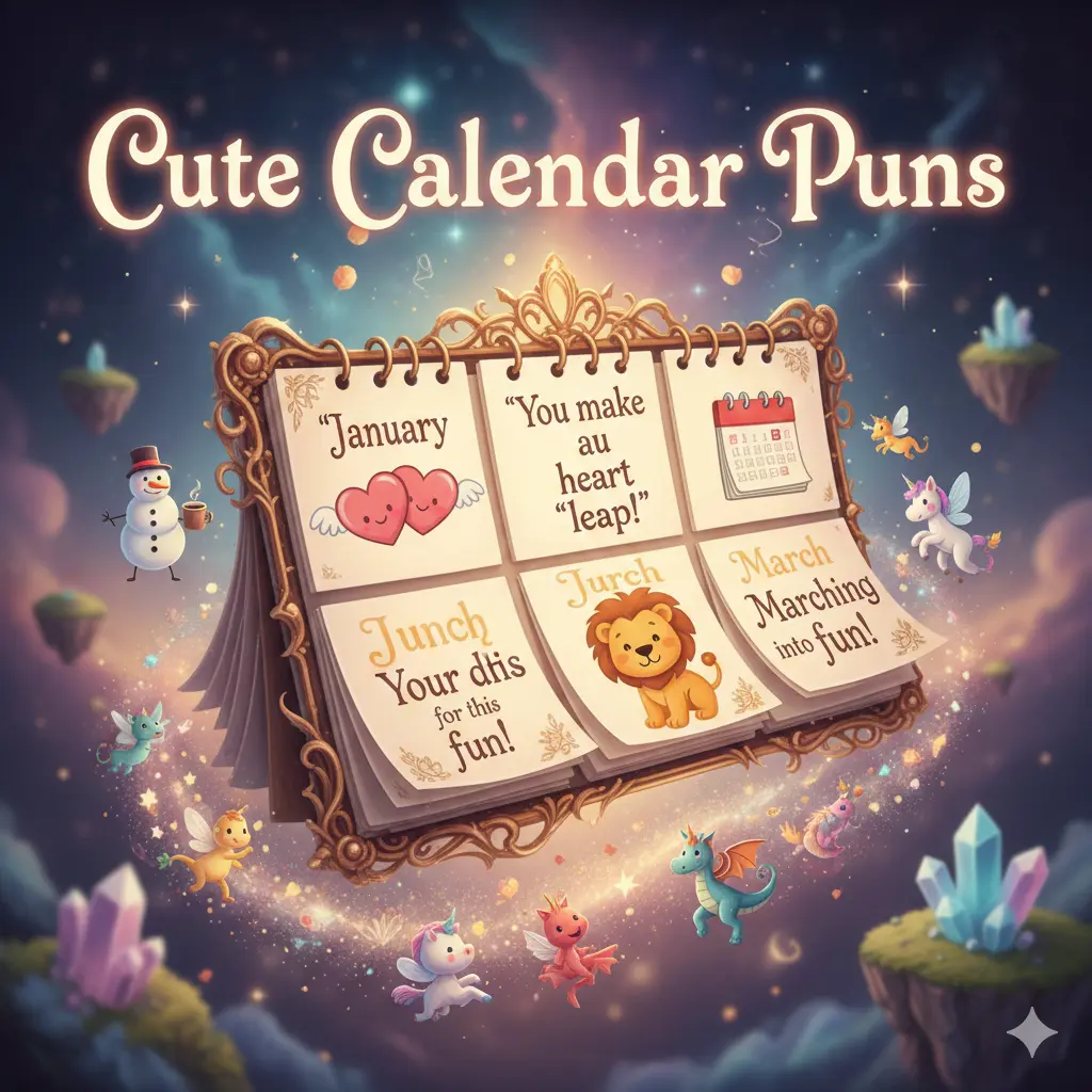 Cute Calendar Puns 